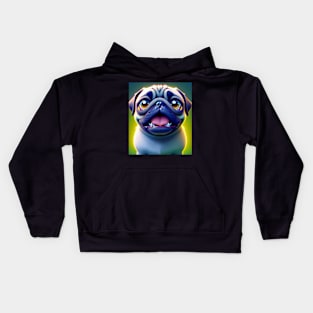 Adorable Pug Kids Hoodie